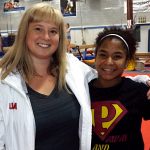 Naydenov Gymnastics chiles and coach