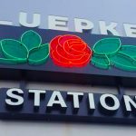 Luepke Flowers and Finds Vancouver Station Sign