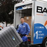 Barron Heating and Air Conditioning Lane close up AC