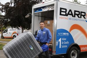 Barron Heating and Air Conditioning Lane close up AC