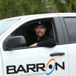 Barron Heating and Air Conditioning Wes close up truck