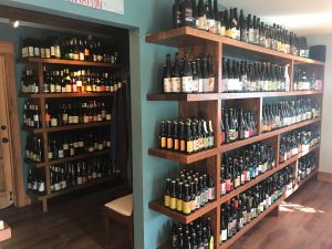 Best Beers in Skagit County Garden path bottle shelves