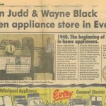 Judd and Black Appliance Beginnings Ad