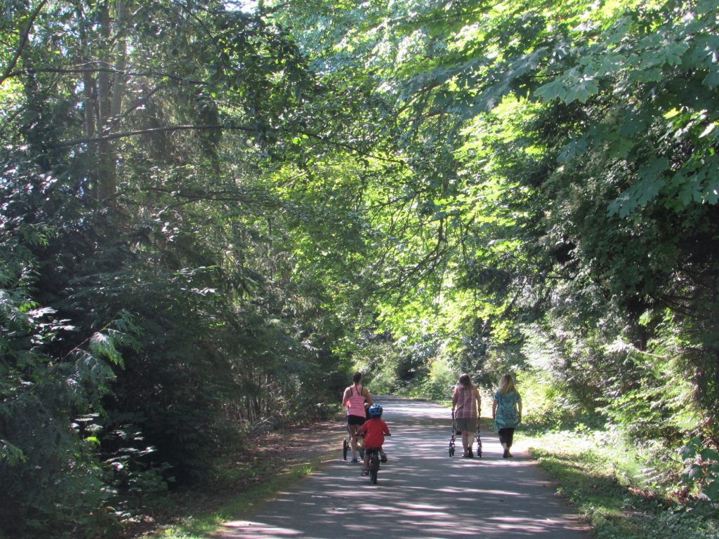 Family Friendly bike ride Skagit County Tommy Thompson Trail