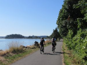 Family Friendly bike ride Skagit County Tommy Thompson Trail Bike Riders