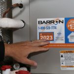 Barron Heating Building Science Air Duct Sticker