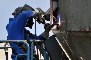 Port of Anacortes DCI-worker-welding-tug-boat