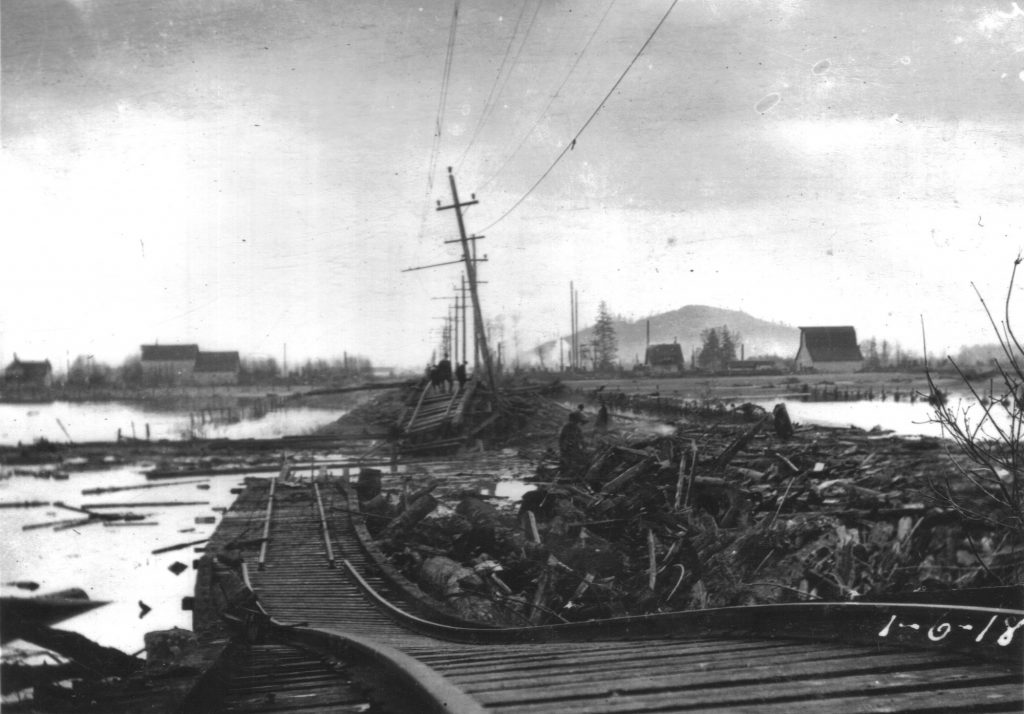 Skagit-County-Historic-Floods-1917-Railroad-Damage