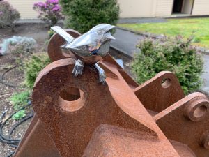 la conner art walk stainless-steel-bird-sculpture