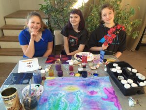 art classes skagit County Red-Barn kids painting