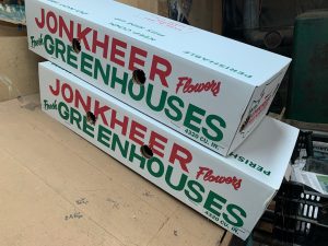 Jonkheer Greenhouses shipping boxes