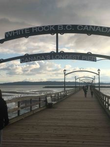 longest bridge in Canada in White Rock, British Columbia
