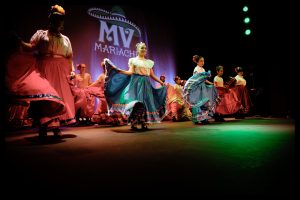 Folklorico dancing at the Lincoln Theatre