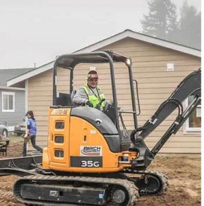 Breaking ground on a new home with Skagit Habitat for Humanity