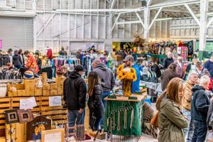 large group of people inside the Skagit Fairgrounds