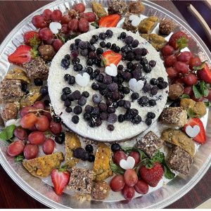 vegan party platter from vegan restaurant in Anacortes