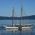 Burrows-Island-Lighthouse history Zodiac-Schooner