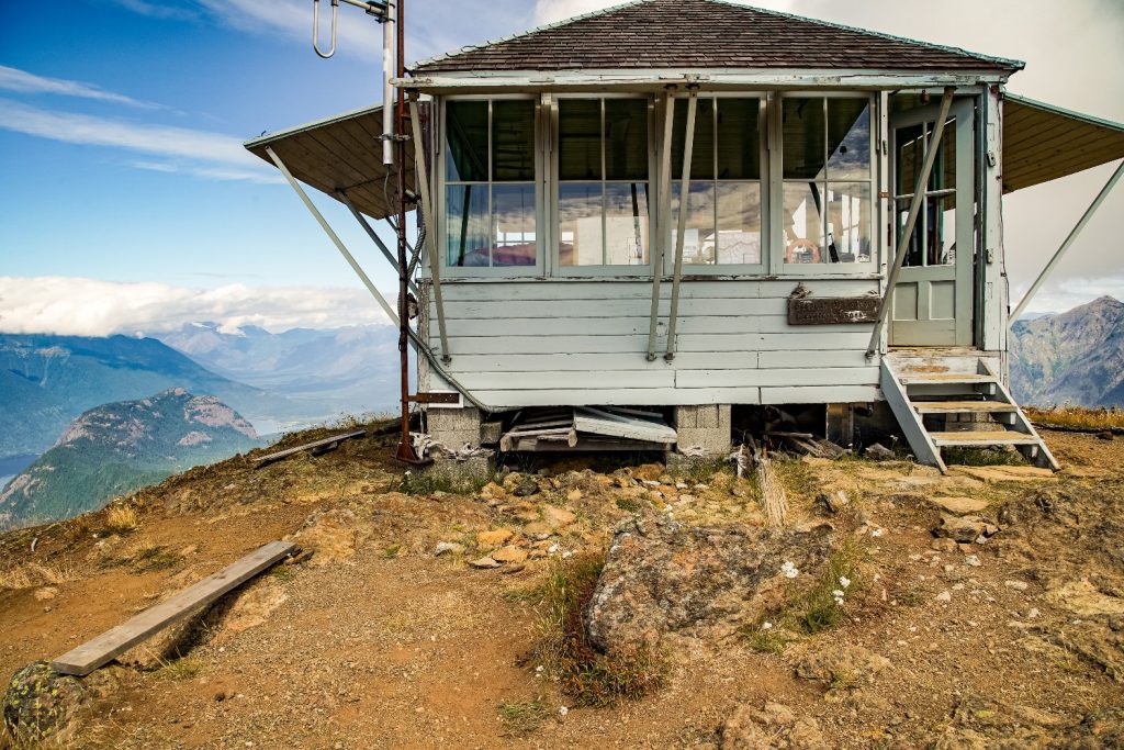 Desolation Peak lookout hut